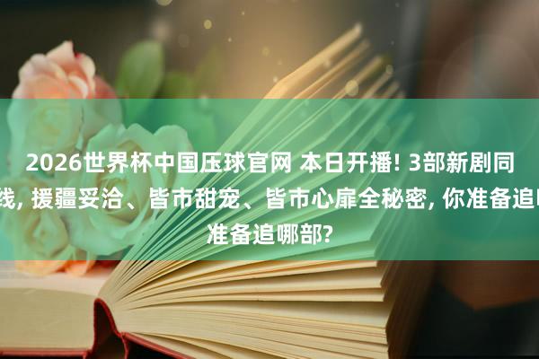 2026世界杯中国压球官网 本日开播! 3部新剧同天上线， 援疆妥洽、皆市甜宠、皆市心扉全秘密， 你准备追哪部?